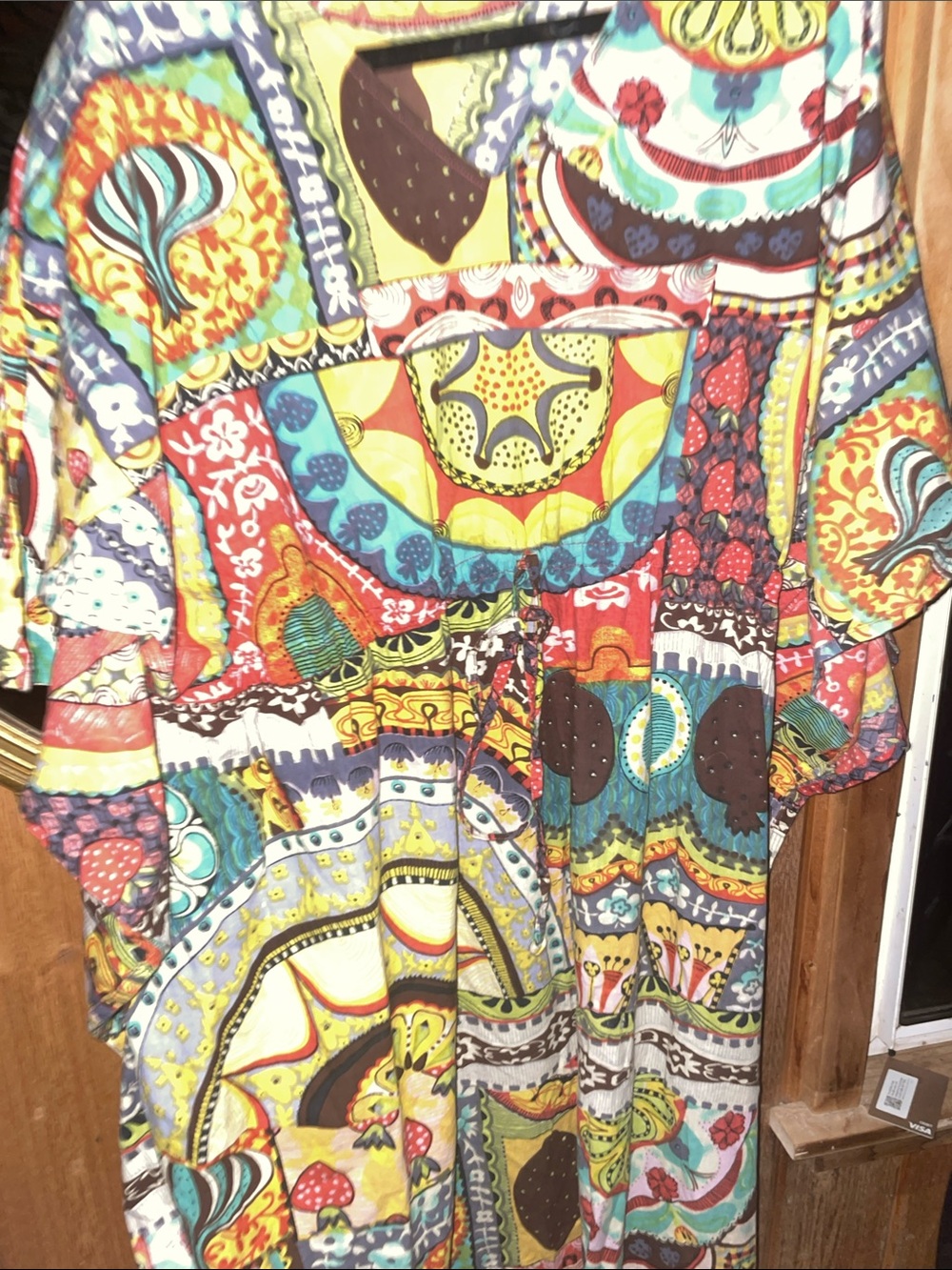 Multicolor Bohemian Print Women's Dress